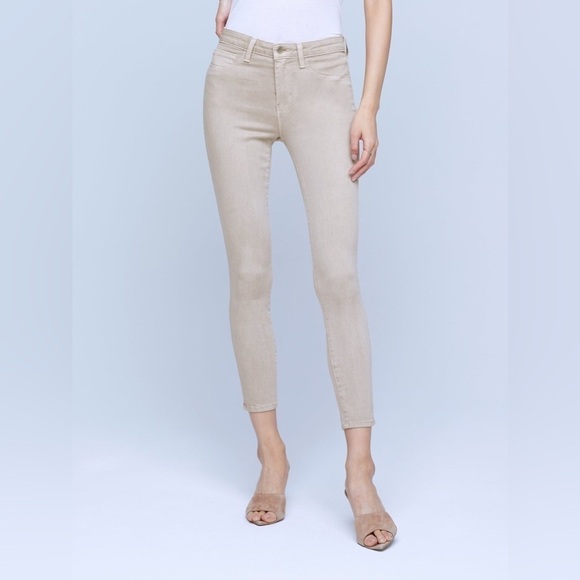 L’Agence Margot Jeans in Biscuit Color - Picture 1 of 11